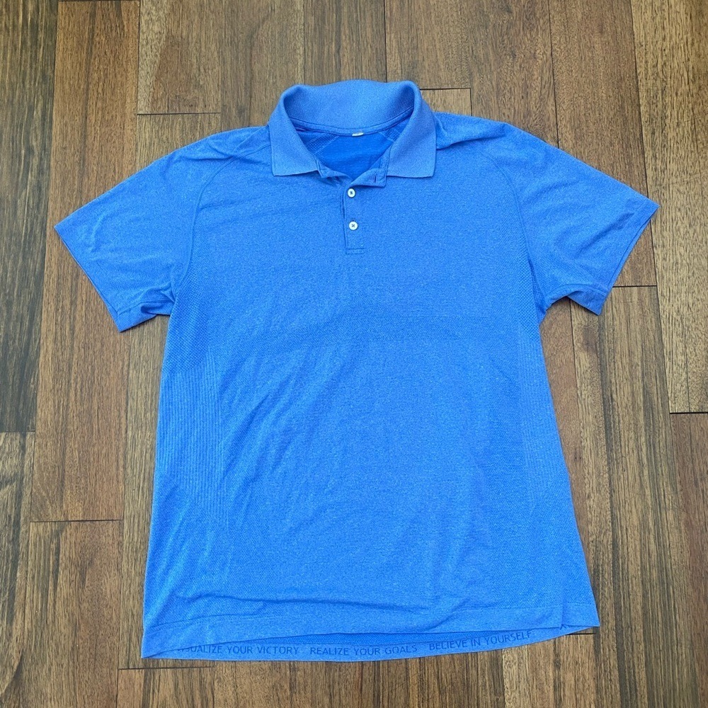 Lululemon men's blue polo shirt XL